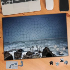 918 Denizden Gelen Dalgalar 240 Parça Puzzle Yapboz Tablo
