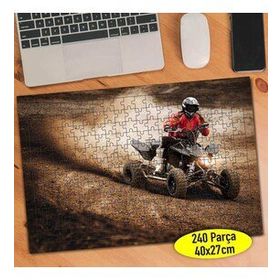 91873709 ATV ile Safari Çamurlu Parkur 240 Parça Puzzle Yapboz