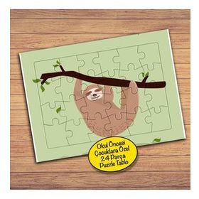 91PZ Ağaç Maymunu Eğlenceli Çocuklara Özel Puzzle Yapboz Tablo