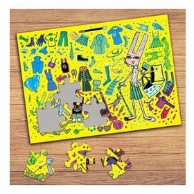 9209 Kıyafet Defilesi Çocuklara Özel Puzzle Yapboz Tablo