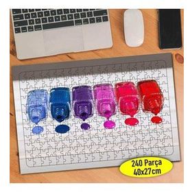 92152546 Renkli Dökülen Ojeler 240 Parça Puzzle Yapboz