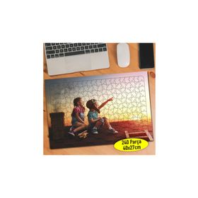 9237 Çatıdan Manzarayı İzleyen Çocuklar 240 Parça Puzzle Yapboz