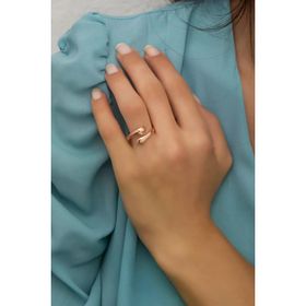 925 Ayar Ayarlanabilir Rose Sarılan Elller Gümüş Yüzük