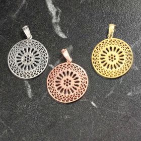 925 Ayar Gümüş Ajurlu Model Kolye Ucu