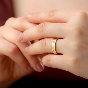 925 Ayar Gümüş Kişiselleştirilebilir Romen Rakamı Tarihli Yüzük