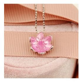 925 Ayar Gümüş Lotus Çiçeği Kolye