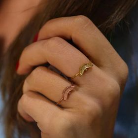 925 Ayar Gümüş Minik Kuşlu Yüzük