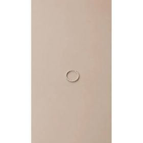 925 Ayar Gümüş Minimal Halka Piercing