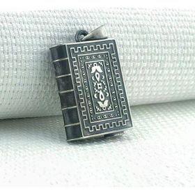 925 Ayar Gümüş Muska Kabı Kolye Ucu