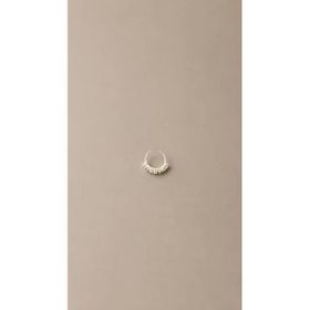 925 Ayar Gümüş Taşlı Halka Piercing