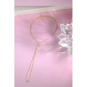 925 Ayar Gümüş Üzeri Altın Kaplama P Harfli Şahmeran