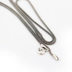 925 Ayar Gümüş Yılan Zincir Unisex Kolye