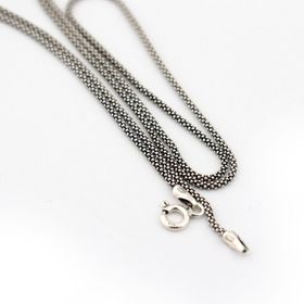 925 Ayar Gümüş Yılan Zincir Unisex Kolye