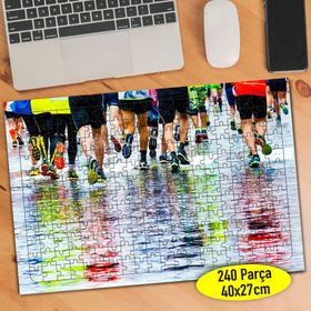 92728988 Maraton Koşucuları Spor 240 Parça Puzzle Yapboz