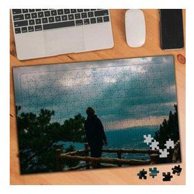 9277 Bulutlar Arasından Sızan Işık Huzurlu 240 Parça Puzzle Yapboz