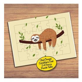 92PZ Ağaç Maymunu Miskin Çocuklara Özel Puzzle Yapboz Tablo
