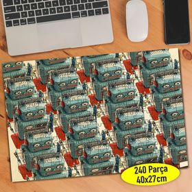 930 Nostajik Robot Oyuncaklar Fotoğrafı 240 Parça Puzzle Yapboz