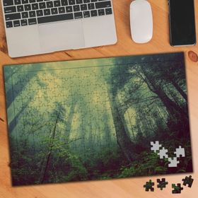931706 Sisli Hava Ormanlık 240 Parça Puzzle Yapboz