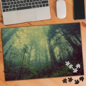 931706 Sisli Hava Ormanlık 240 Parça Puzzle Yapboz