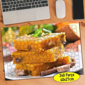 93193188 Balkabağı Lezzetli Tatlı Mutfak 240 Parça Puzzle Yapboz