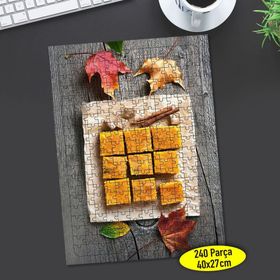 93193218 Dilimli Balkabağı Tatlısı 240 Parça Puzzle Yapboz