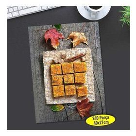 93193218 Dilimli Balkabağı Tatlısı 240 Parça Puzzle Yapboz