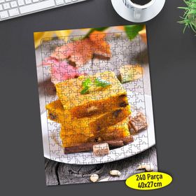 93193271 Dilimli Balkabağı Tatlısı 240 Parça Puzzle Yapboz