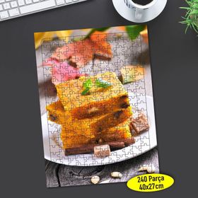 93193271 Dilimli Balkabağı Tatlısı 240 Parça Puzzle Yapboz