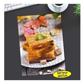 93193271 Dilimli Balkabağı Tatlısı 240 Parça Puzzle Yapboz