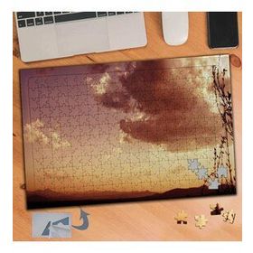 934 Doğan Güneş Manzarası 240 Parça Puzzle Yapboz Tablo