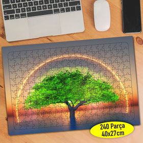 93817728 Ağaçları Sev Doğayı Koru 240 Parça Puzzle Yapboz