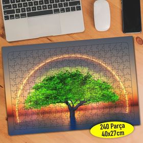 93817728 Ağaçları Sev Doğayı Koru 240 Parça Puzzle Yapboz