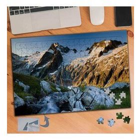 941 Dağlardan Gelen Su Manzarası 240 Parça Puzzle Yapboz Tablo