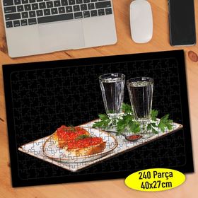 94144454 Kırmızı Havyar Balık Yumurtası 240 Parça Puzzle Yapboz
