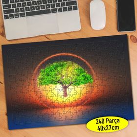 94175853 Ağaçları Sev Doğayı Koru 240 Parça Puzzle Yapboz