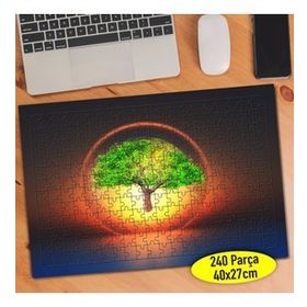 94175853 Ağaçları Sev Doğayı Koru 240 Parça Puzzle Yapboz