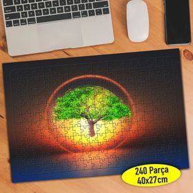 94175853 Ağaçları Sev Doğayı Koru 240 Parça Puzzle Yapboz