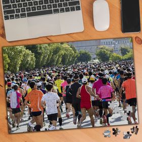 94381801 Maraton Koşusu Sporcular 240 Parça Puzzle Yapboz
