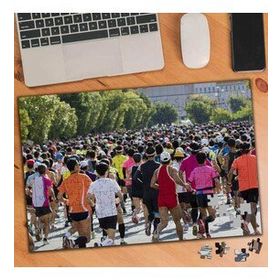 94381801 Maraton Koşusu Sporcular 240 Parça Puzzle Yapboz