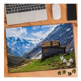 945421 Dağ Evi Kışlık Ev 240 Parça Puzzle Yapboz