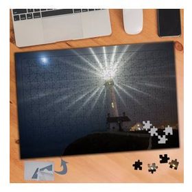 948 Deniz Feneri Manzarası 240 Parça Puzzle Yapboz Tablo