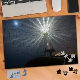 948 Deniz Feneri Manzarası 240 Parça Puzzle Yapboz Tablo
