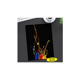95 Siyah Zeminde Renkli Boya Sıçramaları 240 Parça Puzzle Yapboz