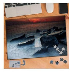 951 Sisli Taşlar Ve Deniz Manzarası 240 Parça Puzzle Yapboz Tablo