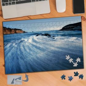 953 Sisli Deniz Manzarası 240 Parça Puzzle Yapboz Tablo