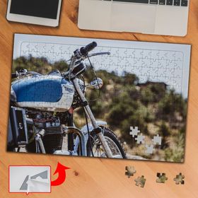95814 Arazide Motorsiklet Manzara 240 Parça Puzzle Yapboz Tablo