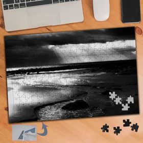 959 Karanlık Deniz Manzarası 240 Parça Puzzle Yapboz Tablo