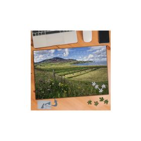 962 Tarla ve Deniz Doğal Manzarası 240 Parça Puzzle Yapboz Tablo