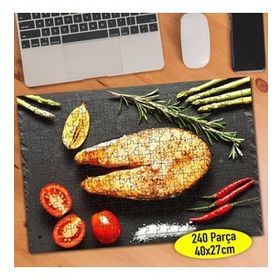 96261060 Izgara Balık ve Sebze Yiyecek 240 Parça Puzzle Yapboz
