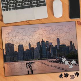 962794 Plaza Manzarası 240 Parça Puzzle Yapboz